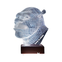 Doğum Günü Hediyesi Isimli Lamba Kahraman Shrek Gece Lambası