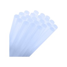 Sıcak Silikon Çubuğu 1 Kg 11mm-30cm Mum Silikon Kalın Uç Şeffaf