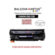 Canon I-Sensys Mf4770N Yazici Için Chipli 728A Uyumlu Toner