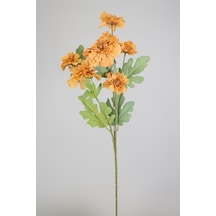 Yapay Çiçek Deposu Yapay 6lı Gerbera Dalı 80 Cm Açık Kahve
