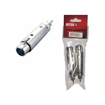 Gx 025 Xlr Dişi + Rca Erkek Ana Adaptör 2'Li Paket