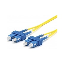 Fibre Fiber Optik  Patch Cord Kablo Dublex SM SC-SC 300MT