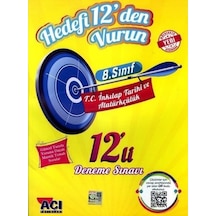 Açı 8.Sınıf T.C.İnkılap Tarihi ve Atatürkçülük Deneme 12Li