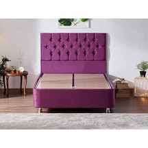 Nironyatak Niron Violet Baza Ve Başlık Seti 120X200 Cm Tek Kişilik Sandıklı