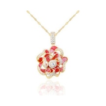 Diamond Line-Gülaylar - Sarı Altın 14 Ayar Trend Kolye N11.25321