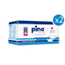 Pine 120-170 Cm Yetişkin Hasta Bezi XL 2 x 30 Adet