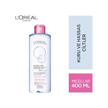 L'Oreal Paris Micellar Normalden Kuruya Hassas Ciltler için Kusursuz Makyaj Temizleme Suyu 400 ML
