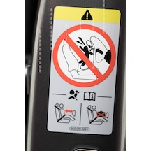 3 Adet Araba Airbag Hava Yastığı Sticker Uyarı Etiketi