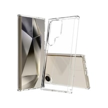Galaxy S24 Ultra İle Uyumlu 6.8 İnç Air Hybrid Darbe Emici Tpu + Pc Şeffaf Kılıf Diğer