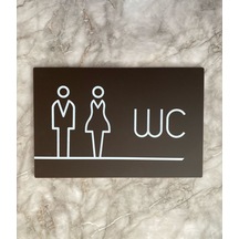 Bitter Serisi Lux Wc Yönlendirme Levhası