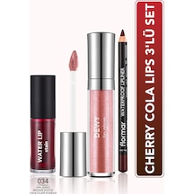 Flormar Cherry Cola Lips Dudak Makyaj Seti 3'lü