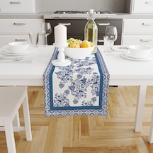 Adawall Blue Flowers Runner