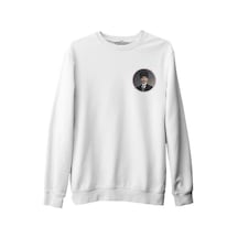 Atatürk - Portre Logo Beyaz Erkek Kalın Sweatshirt Atatürk - Portre Logo Beyaz Erkek Kalın Sweatshirt