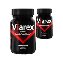 Viarex 2 Adet Erkeğe Azgınteke Otu Ekstresi Tongkatali Tozu Test Boost Proprietary Blend 30lu Kapsül