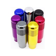 Novahub Mor 1 Adet Evrensel Araba Alüminyum Manüel Vites Topuzu 8 Renk Sopa Manuel Şanzıman Vites Kolu Kolu Vites Topuzu Mor