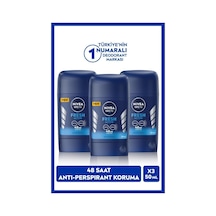 Nivea Men Fresh Active 48 Saat Erkek Stick Deodorant 3 x 50 ML