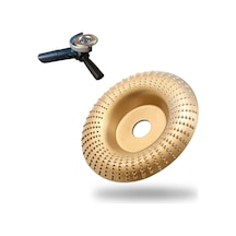 Merttools Ahşap Törpü Eğe Disk 100mm Kuksa Tabak Oval Oyma Açılı Taşlama Diski Aşındırıcı Oyma Şekillendirme