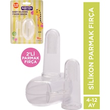 Babyton İkili Silikon Parmak Fırça