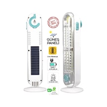 Hubrendy Çer V-005 42 Ledli+fener Solar Güneş Panelli Ultra Güçlü Ledli Şarjlı Işıldak