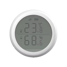 Vkemall Tuya Akıllı Zigbee Sıcaklık Ve Nem Sensörü Zeka Sahnesi Gerçek Zamanlı Algılama Termometr