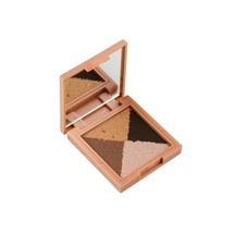 4'lü Toz Far Bronze Heat 03 Mat & Işıltılı Talc Free Hyalüronik Asit & E Vitamini / My Joy Eyeshadow Quad Çok Renkli