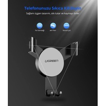 Mekanik Araç İçi Telefon Tutucu Siyah 2 Mixed