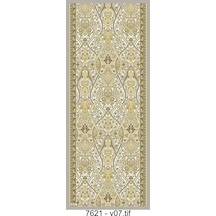 Mirsoy Scarf Sara Etnik Desen Şal Altın Sarısı