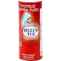 Billur Tuz İyotsuz Sofra Tuzu 250 G