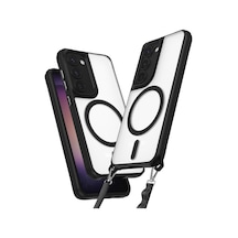 Samsung Galaxy Uyumlu S23 Plus Kılıf Enka Magsafe Silikon Kılıf - Siyah Bzsxx00 1