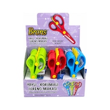 Brons Öğrenci Makası Yaylı Korumalı Br-697