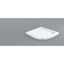 Shower 85X85 Oval Flat Duş Teknesi