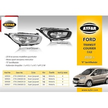 Far Sağ Siyah Çerçeveli Ford Transıt Courıer 18 Ayfar Jt7613w029cd/ 2263642