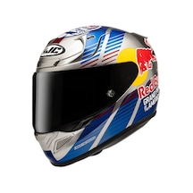 Hjc Rpha12 Red Bull Austin Gp Iı Mc21 Kapalı Motosiklet Kaskı Beyaz - Kırmızı - Mavi