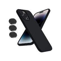 Apple Uyumlu iPhone 14 Pro Max Kılıf Kamera Lensli Lansman Silikon Kapak
