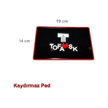 Kaydırmaz Ped Tofaşk Kare Model Araç İçi Telefon Cüzdan Tutucu Kese Ceplik Aksesuar