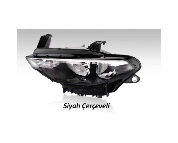 Far Motorlu Sağ Fıat Egea Siyah Çerçeveli