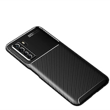 Huawei P40 Lite Kilif Silikon Ince Lüx Karbon Koruma 345251089