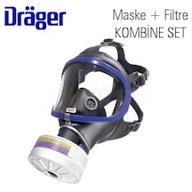 Drager Ilaçlama Seti - 6300 Tam Yüz Maskesi ve A2B2E2K1 Filtresi
