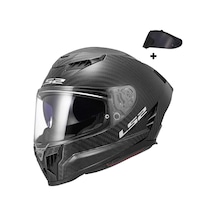 Ls2 Dragon Karbon Mat Kapalı Kask Siyah
