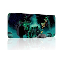 Hades 2 Kaymaz Dikişli Kauçuk Oyuncu Mousepad V5 - 70x30 Xl Gaming Mouse Pad Fare Altlığı