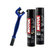 Motul Care C1 + C4 + Fırça Zincir Bakım Seti