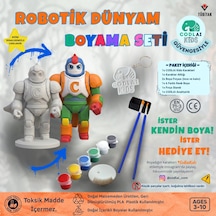 Codlaı Kids Robotik Dünyam 3d Boyama Seti - Çocuklar İçin Eğitici Yaratıcı Oyuncak Boyama Kiti - Kahraman Robot