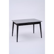 Venüs Otomatik Açılır Mdf Mutfak Masası 80x120 Siyah