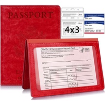Radsfse Rfıd Korumalı Deri Pasaportluk Kırmızı 064636