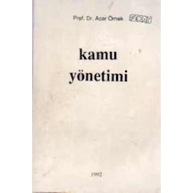 Kamu Yönetimi/Acar Örnek