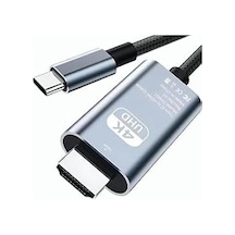 Type C To Hdmı Tüm Type C Cep Telefonları Ve Cihazlarla Uyumlu Full Hd Hdmi Kablosu 4k Ultra Hd Hdmı Kablo Tak Çalı Genel