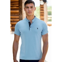 T8560 Dewberry T-shırt-açık İndigo