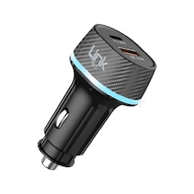 Linktech C433 55w Dual Pd30w + Qc25w Araç Şarj Adaptörü -