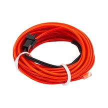 Powermaster Pm-6076 5 Metre 5 Volt Usb Adaptörlü Neon Kırmızı İp Aydınlatma