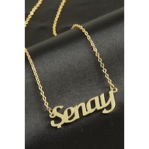 Şenay İsimli Kolye -sarı N701 altın